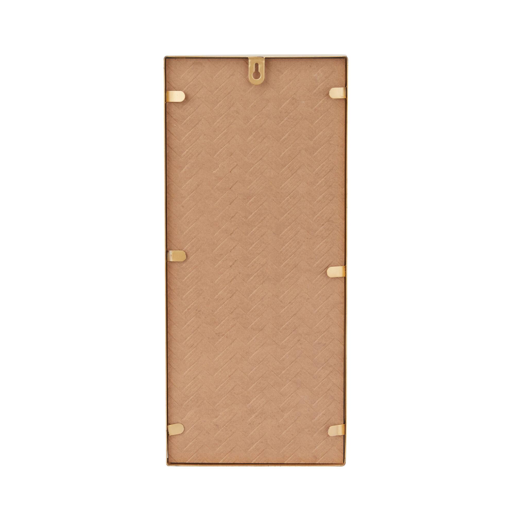CosmoLiving by Cosmopolitan Gold Metal Modern Wall Sconce